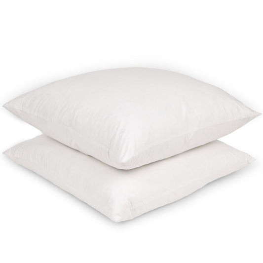26x26 White Goose Down European Pillow Insert Set - Maison Des Garçon