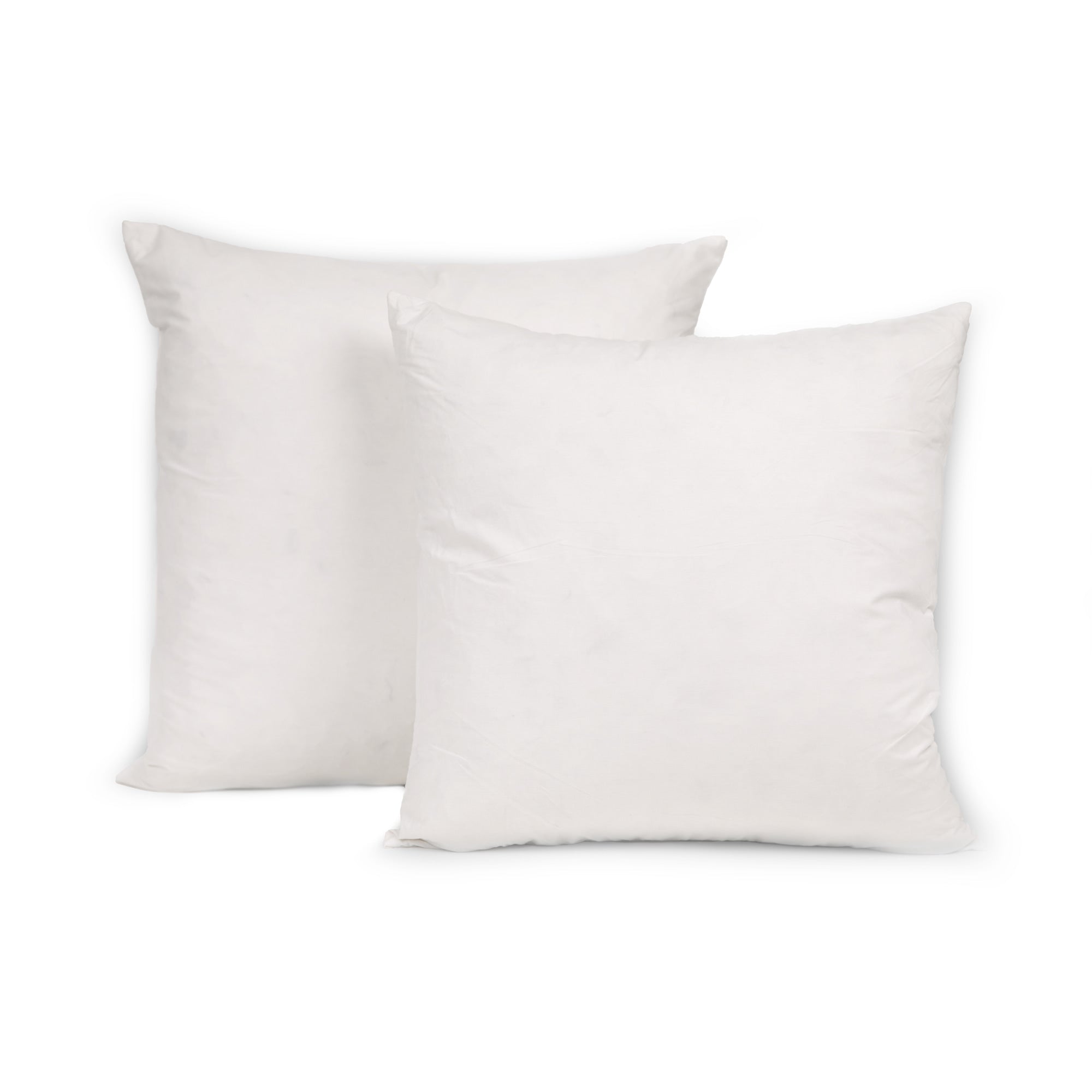 26x26 White Goose Down European Pillow Insert Set - Maison Des Garçon