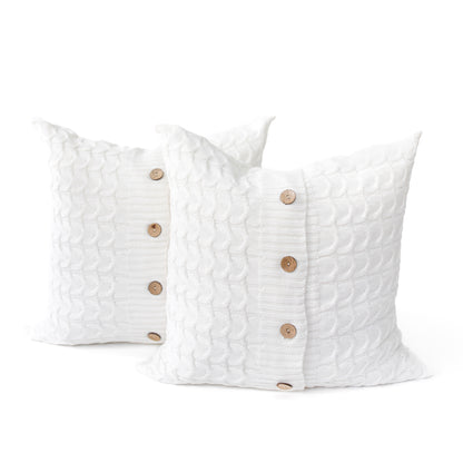 18x18" Sweater Weather Throw Pillow Covers