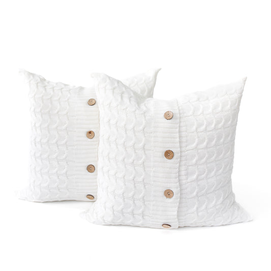 18x18" Sweater Weather Throw Pillow Covers